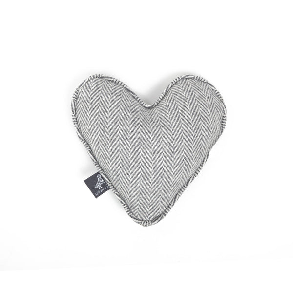 Marble Heart Dog Toy Light Grey-Grey