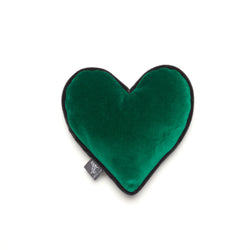 Monogramm Heart Dog Toy Grey-Green