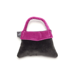 Monogramm Handbag Dog Toy Grey-Pink