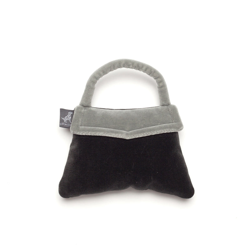 Monogramm Handbag Dog Toy Grey-Silver Grey