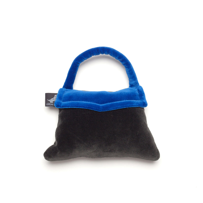 Monogramm Handbag Dog Toy Grey-Blue