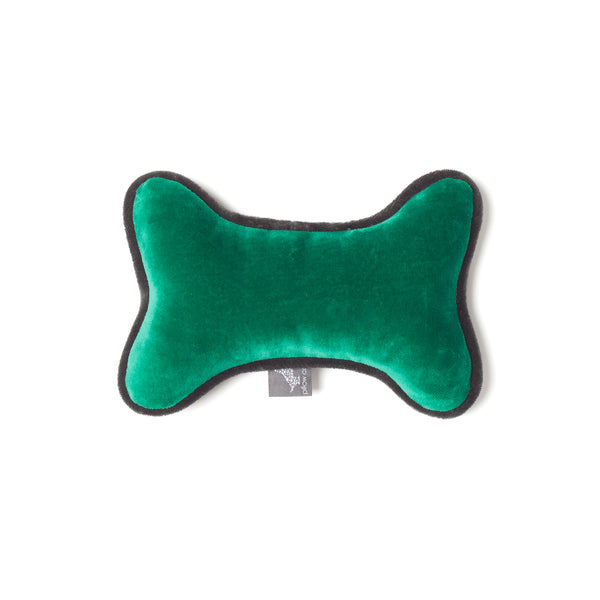 Monogramm Bone Dog Toy Grey-Green