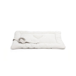 Caramel Medium Dog Travel Bed Beige-Offwhite